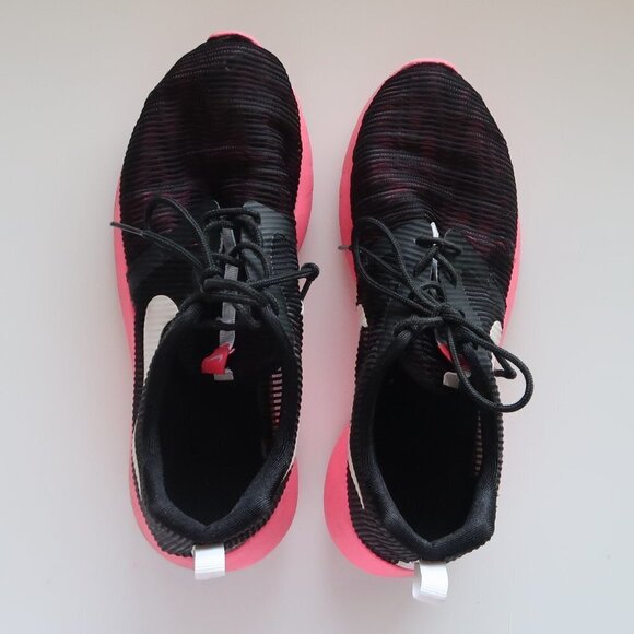 Nike Black Fabric Sneakers With Pink Sole - Picture 10 of 10
